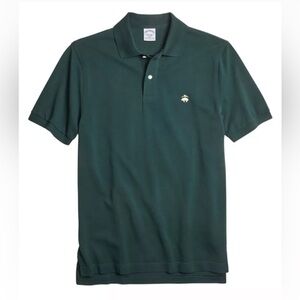 NWT Brooks Brothers Polo Shirt Green Slim Fit